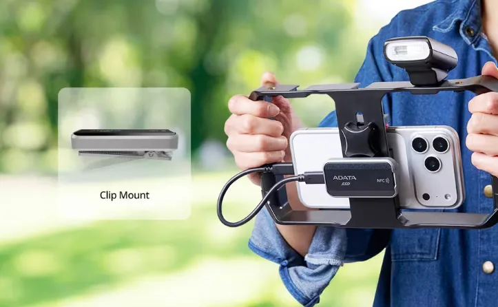 Adata представила Urban Tapsafe: портативний SSD з NFC-розблокуванням і швидкістю 1900 МБ/с