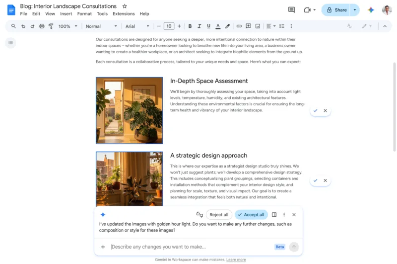 Google запустила Workspace Intelligence: Gemini тепер у Таблицях і Документах