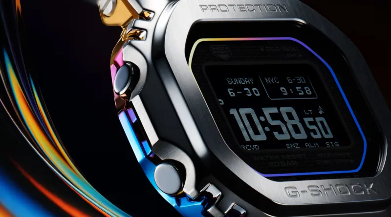 Casio випустила G-Shock GMW-BZ5000: металевий корпус і райдужне покриття, розроблені з допомогою ШІ