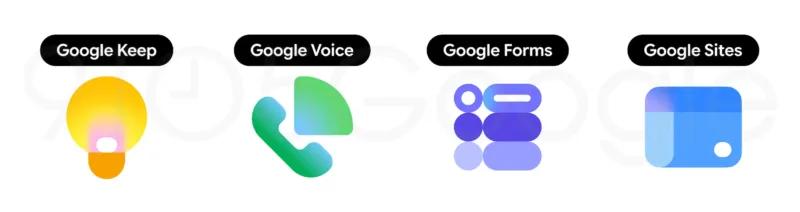 Google оновлює іконки Workspace — градієнт і новий дизайн кожного застосунку