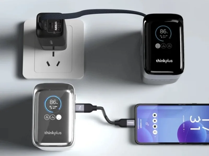 Lenovo представила ThinkPlus 190W: павербанк із висувним кабелем за $50
