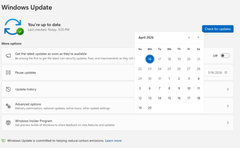 Microsoft дозволила відкладати оновлення Windows 11 назавжди