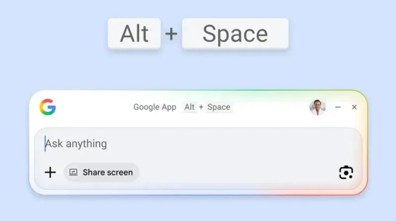 Google запустила пошуковий застосунок для Windows