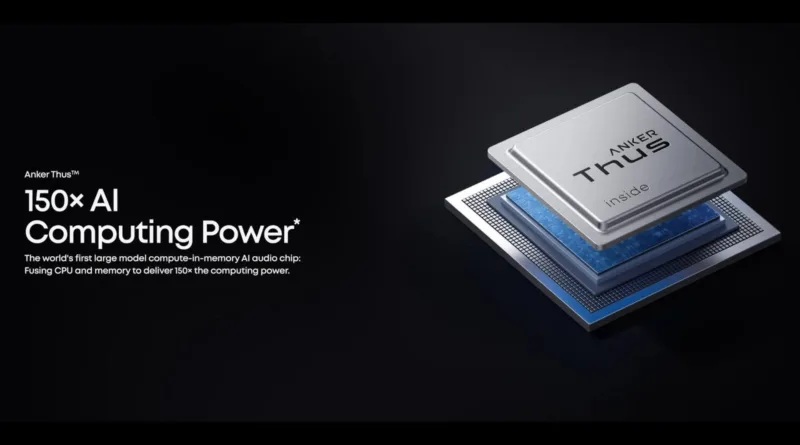 Anker представила ШІ-чип Thus для навушників і носимих пристроїв