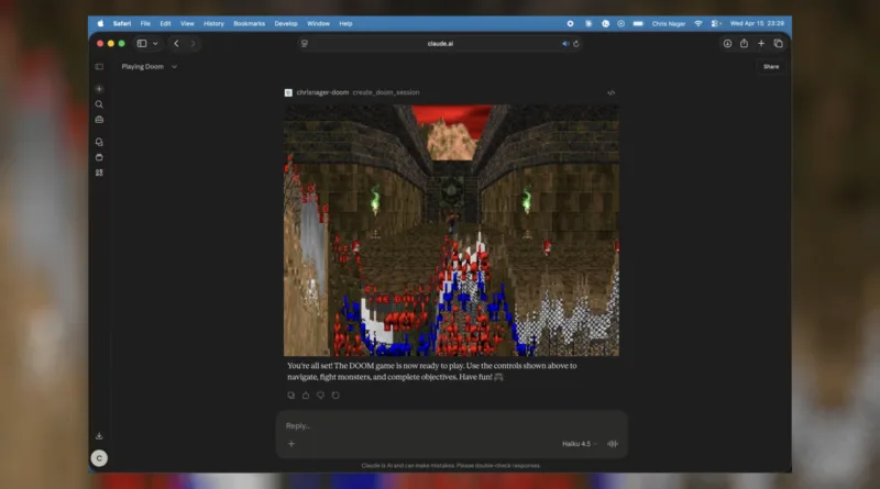 Doom тепер запускається у ChatGPT і Claude — через MCP одним повідомленням