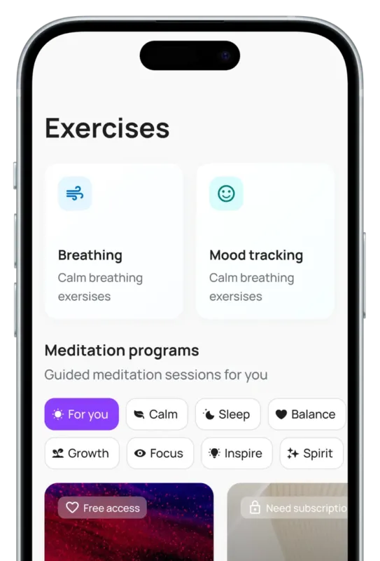 StressLess — український застосунок з медитаціями увійшов у топ App Store