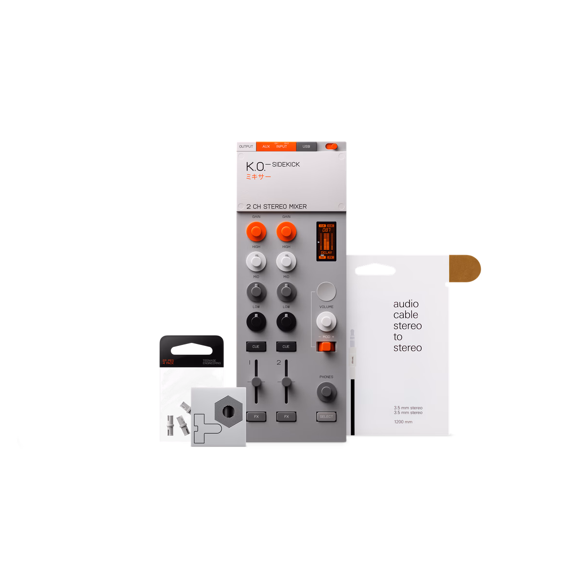 Teenage Engineering випустила EP-136 Sidekick — мікшер для семплерів K.O. II