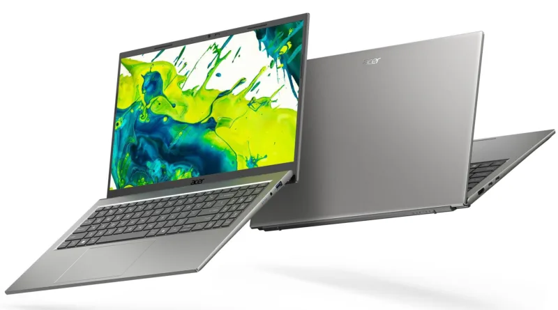 Acer представила ноутбук Aspire Go 15 на Snapdragon C