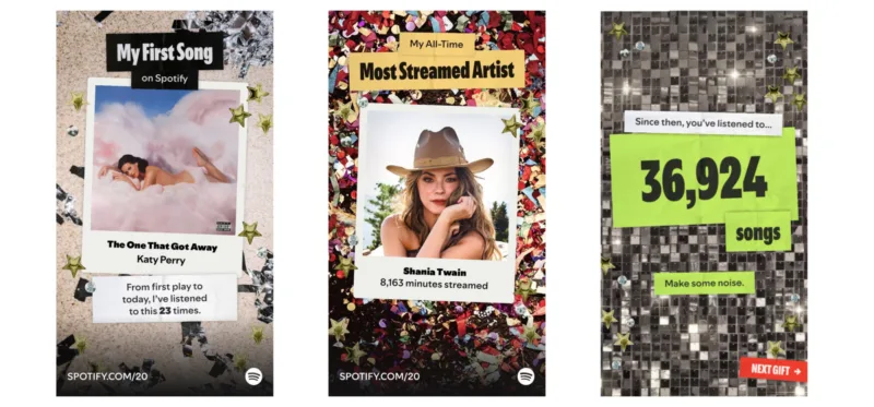 Spotify 20: Your Party of the Year(s) показує першу пісню і топ-артиста за всі роки