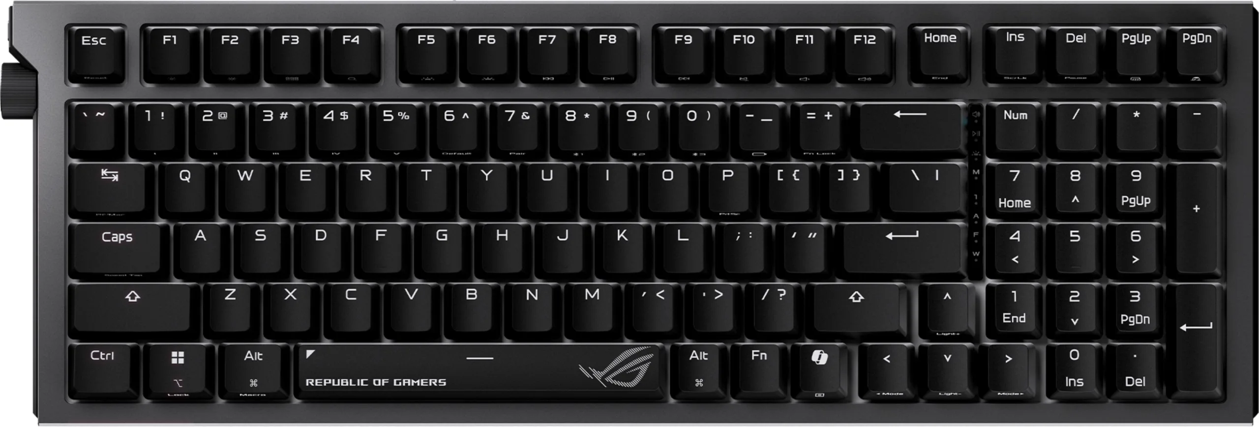 ASUS розпочала продажі механічної клавіатури ROG Strix Morph 96 Wireless в Україні