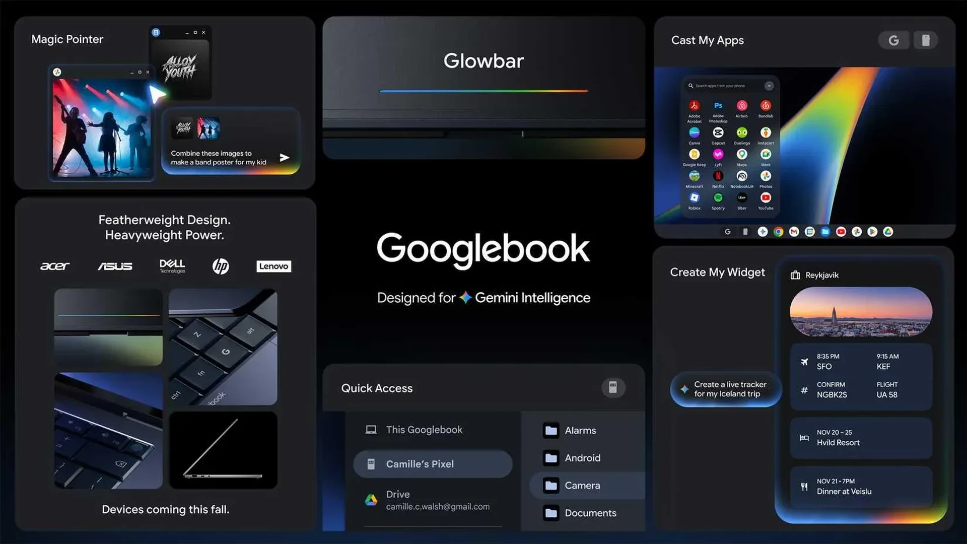 Google анонсує Googlebook: ноутбук на Android з Gemini та Magic Pointer