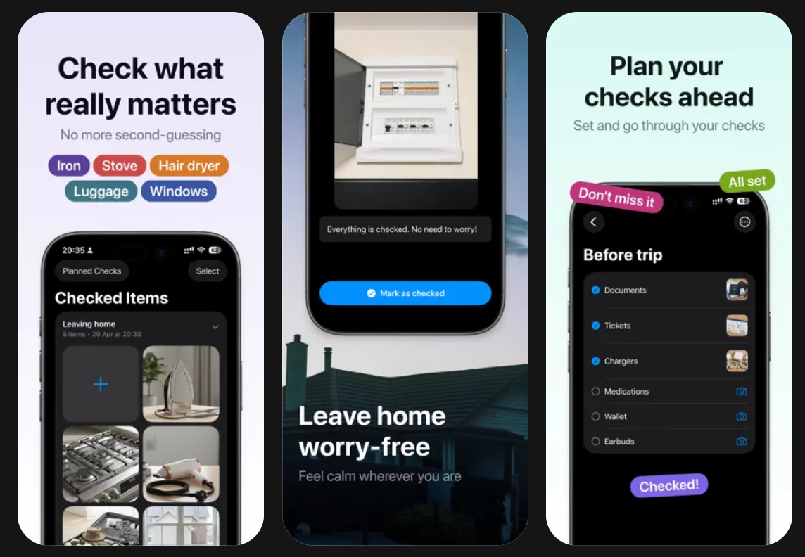 Український розробник запустив CheckSnap — застосунок для перевірки праски й дверей перед виходом