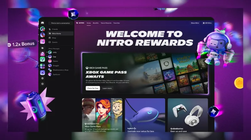 Discord запустила Nitro Rewards: програма дає доступ до Xbox Game Pass без доплати