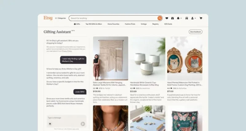 Etsy запустила нативний застосунок у ChatGPT для пошуку товарів