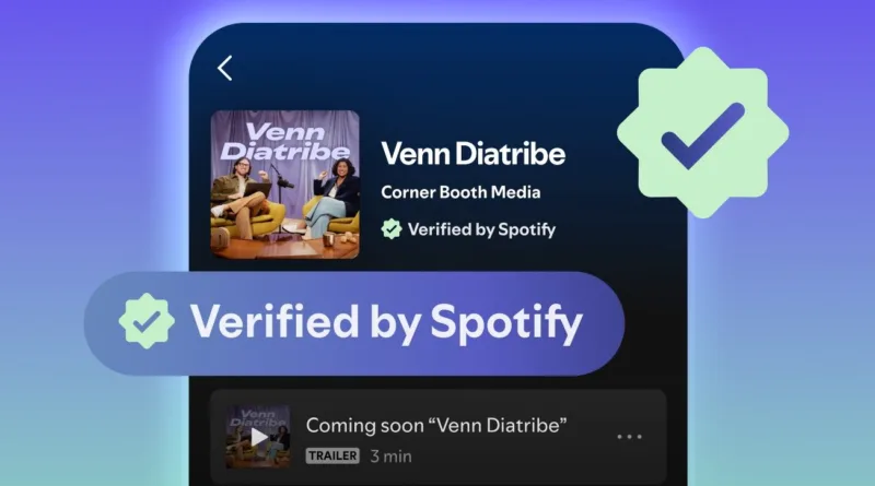 Spotify додасть значки верифікації для подкастів