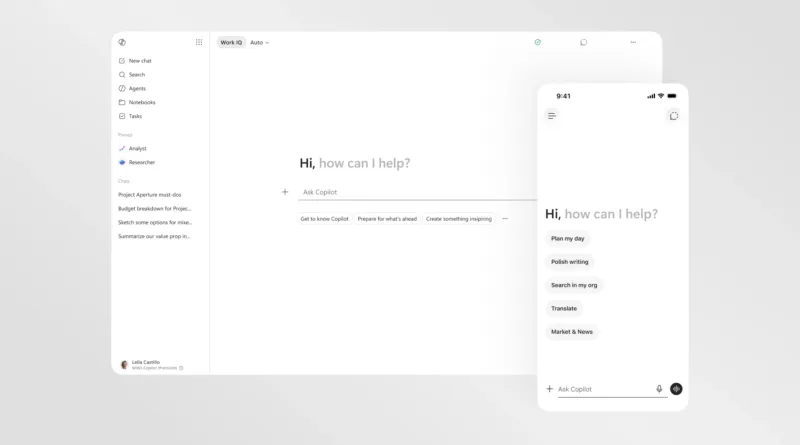 Microsoft оновила дизайн Copilot у застосунках Microsoft 365