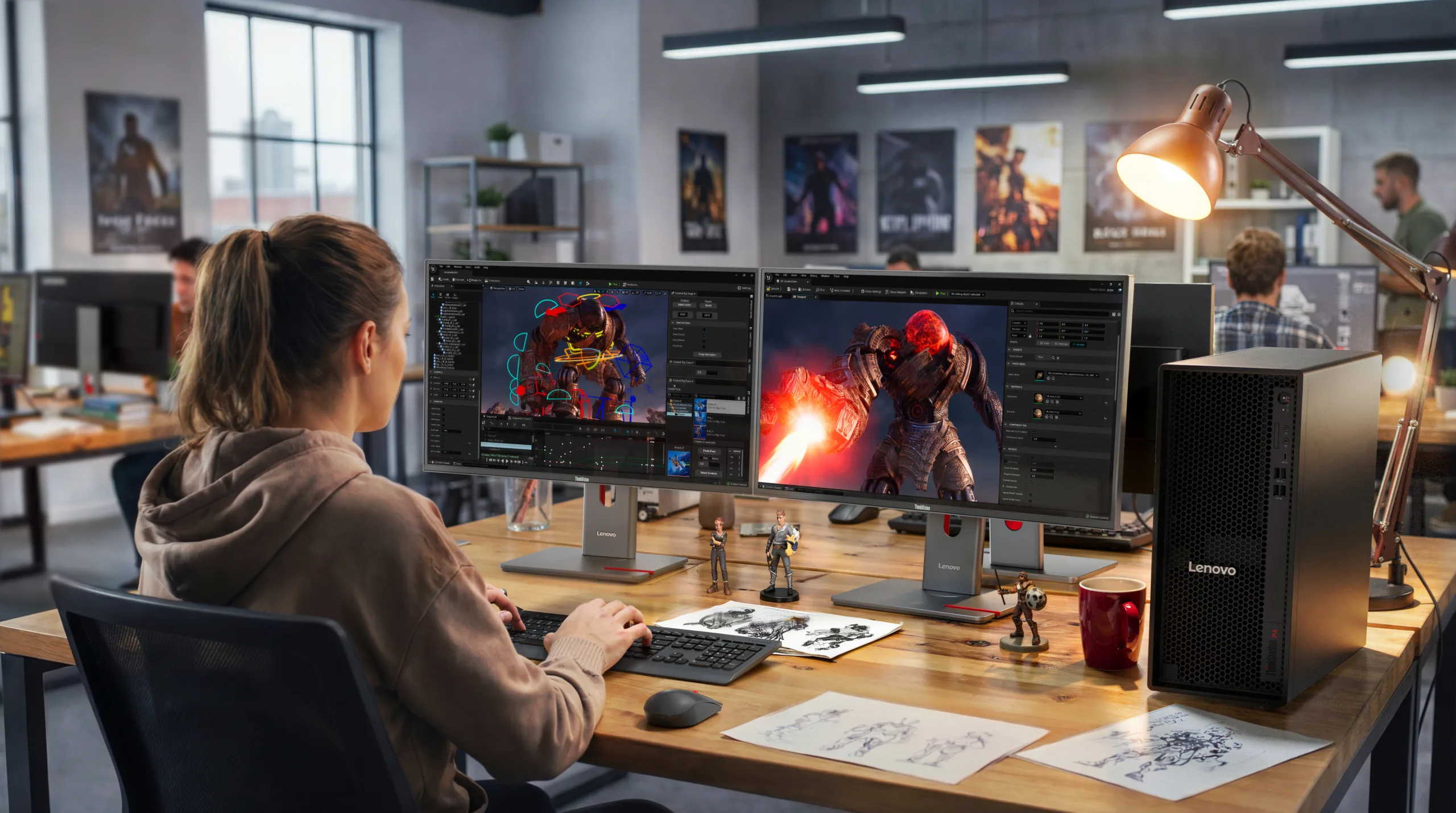 Lenovo представила ThinkStation P4: робоча станція з AMD Ryzen PRO 9000 та NVIDIA RTX PRO 6000