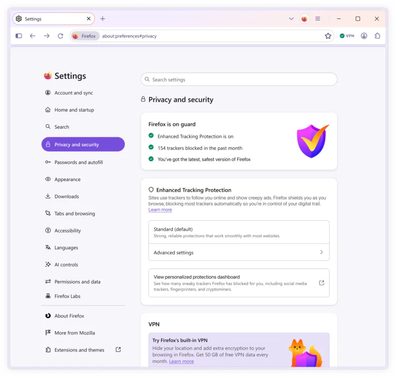 Mozilla готує редизайн Firefox Project Nova з акцентом на приватність