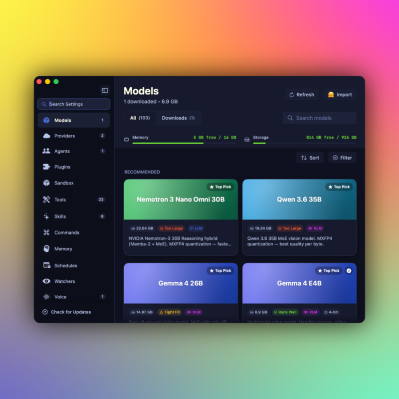 Osaurus — відкритий сервер, що об’єднує локальні та хмарні AI-моделі на macOS