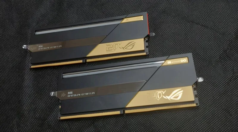 Asus випустила свою першу DDR5-пам’ять під брендом ROG