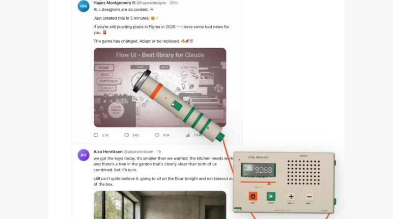 Розширення AI Slop Detector для Chrome виявляє ШІ-контент як лічильник Гейгера