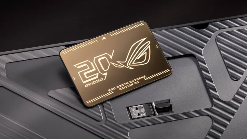 Celebrate 20 years of gaming with the ROG Edition 20 lineup of PC components and gear
