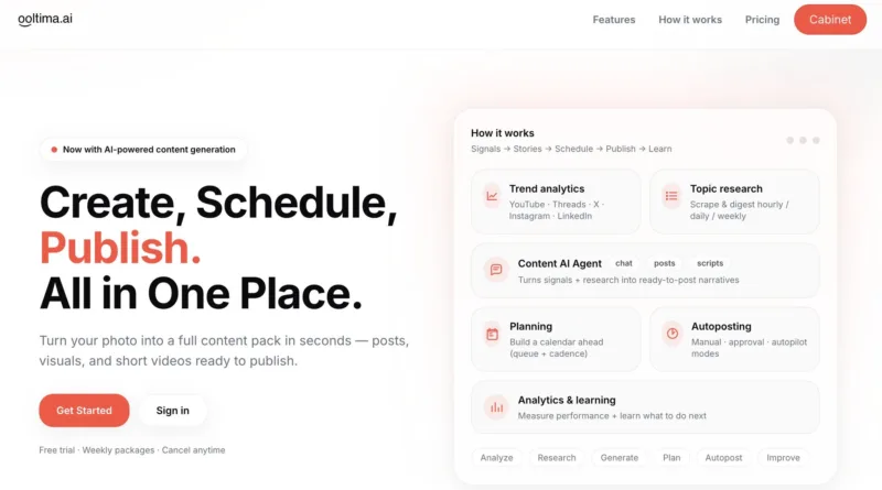 В Україні запустили AI-платформу ooltima з автоматизації створення контенту для соцмереж