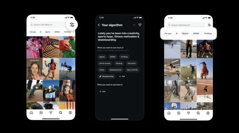 Instagram розширила персоналізацію головної стрічки через Your Algorithm