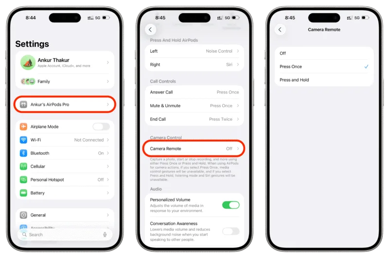 Як використовувати AirPods для дистанційного керування камерою iPhone