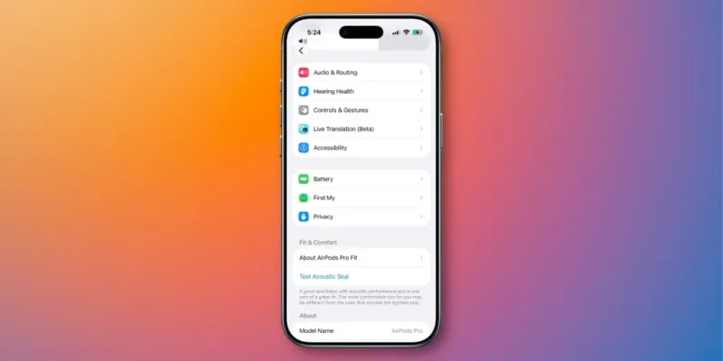 iOS 27 отримала нове меню AirPods і Custom EQ для навушників з чипом H2