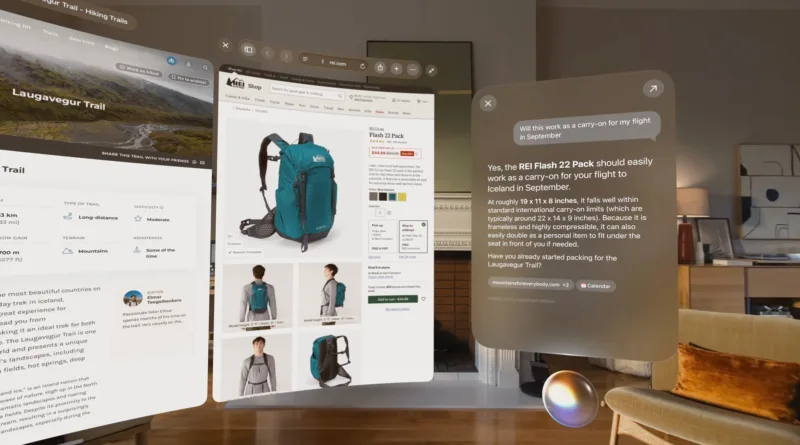 Apple додала в visionOS 27 нову Siri з Visual Intelligence для Vision Pro