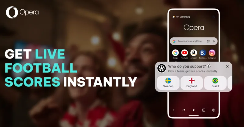 Opera для Android отримала футбольний хаб і оновлену стартову сторінку